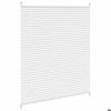 Store plissé - Moderne - 100 x 100 cm - Blanc - Montage sans perçage