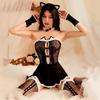 Fun Lingerie Sexy Hollow Out Bra Attractive Cute Cat Girl Dress Set