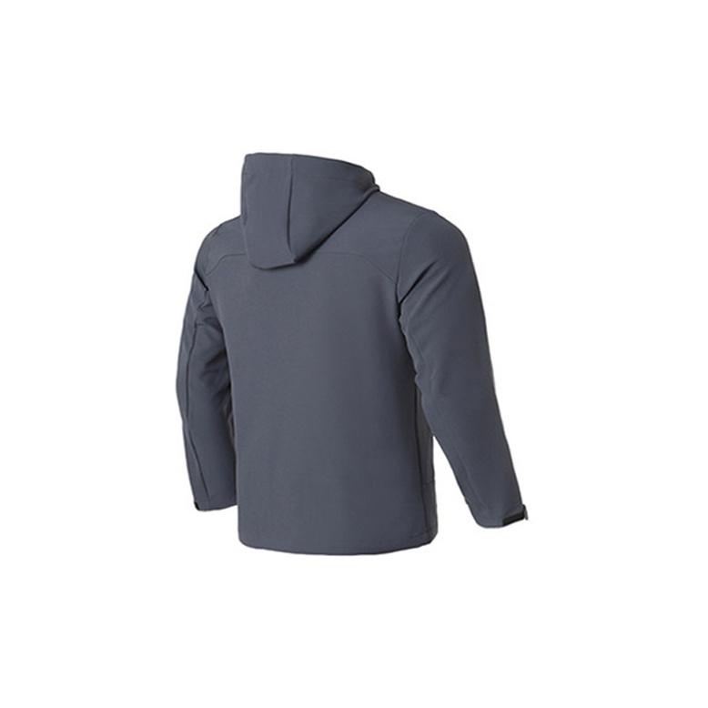 Li Ning Training Series Full Zip Hooded Fleece Sports Jacket Men Jackets Navy-Blue AFDQ703-5