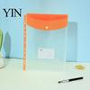 11 Hole Binder Pockets for A4 Binders, Plastic Expanding File Folders with Snap Closure & Transparent Label Slot, Durable Document Organizer Project