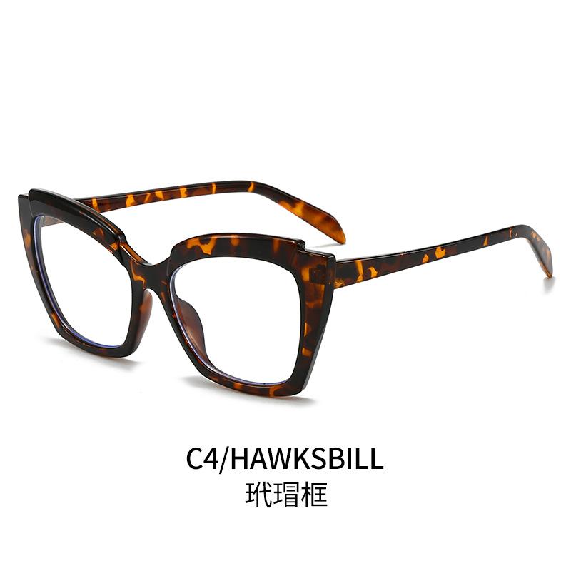 Trendy Cat Eye Glasses For Women And Men Blue Light Blocking Fashionable Clear Lens Stylish Pc Frame Eyewear With Chic Accents