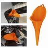 1Pc Car Motorcycle Long Mouth Funnel Diesel Filling Tool Plastic Anti-splash Refueling Oil Liquid Nozzle Car Accessories
