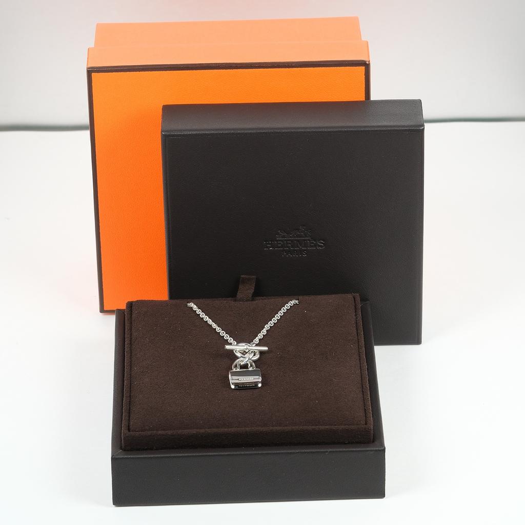 Hermes Amulet Constance Necklace Silver925 12.5g Women Used