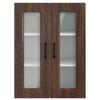 Dishwasher Front Panel Kalmar Brown Oak Effect 60 x 31 x 80 cm