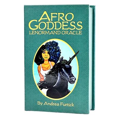 I.I.J Lenormand Cards, Afro Goddess Lenormand Oracle, Fortune Telling, with Japanese Instructions, Authentic