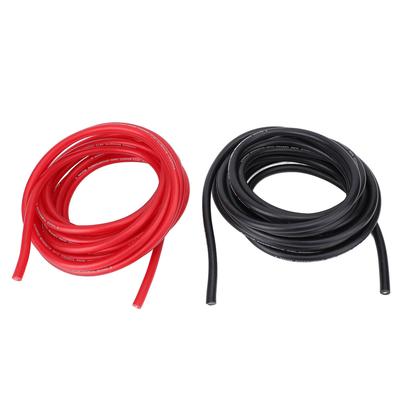 2 Stück 8 Gauge Draht Hochtemperaturbeständig 8AWG Automobil Strom Massekabel für Fahrzeug Wohnmobil