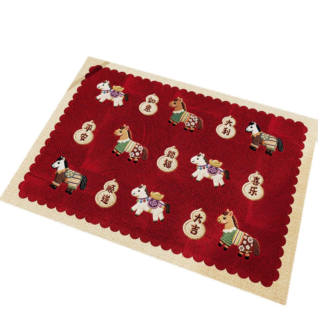 Cartoon Bathroom Floor Mat Household Diatom Mud Floor Mat Easy To Take Care Of Water-Absorbing Quick-Drying Foot Pad Dirt-Resistant Wear-Resistant Non