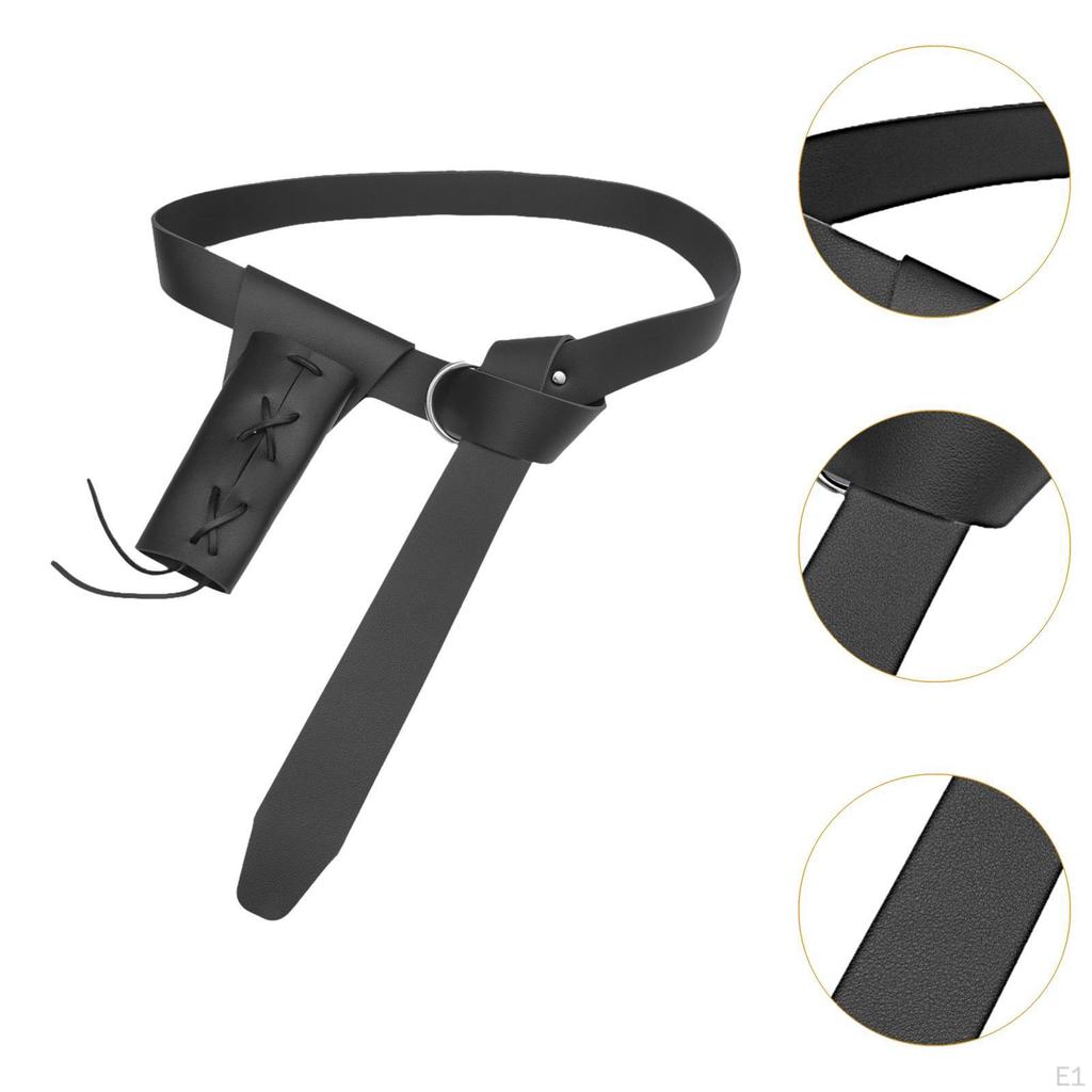 Knight Belt with A Sheath Sheath, Portable, Medieval for Themed Party, Cosplay