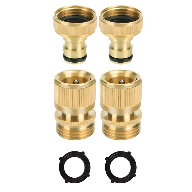 

Reliable Brass Garden Hose Attachment 3 4 Inch With 6 Point Joining Method For Efficient And defended Connection 1