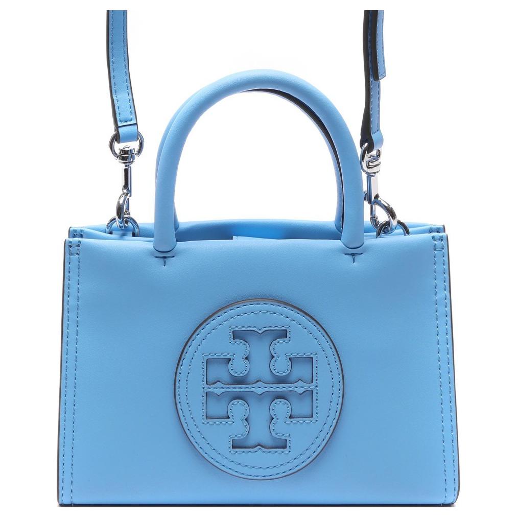 

Tory Burch Ella Magnetic Snap Adjustable Detachable Shoulder Strap Synthetic Leather Tote Bag Shopping Bag Crossbody Handbag Mini 145613-400 Basic Set (Bag+Dust Bag)