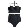 Vintage High Waist Bikini Monokini Swimwear Set For Women With Timeless Elegance