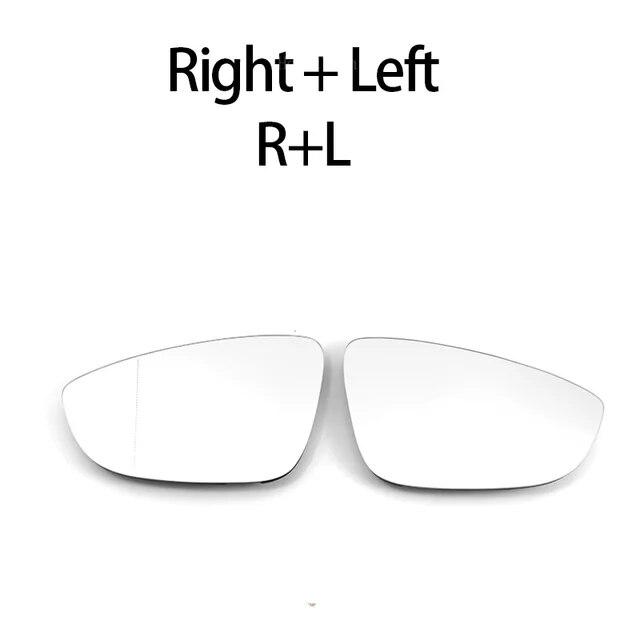 Verre de rétroviseur électrique grand Angle chauffé latéral, pour Volkswagen VW CC 08-16, EOS Scirocco, Jetta MK6 Passat B7 Bettle A5 EU