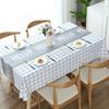 Tischdecke im nordischen Stil, wasserdicht, ölabweisend, waschbar, aus PVC für Esszimmer, Camping, Privatzimmer und Restaurants.
