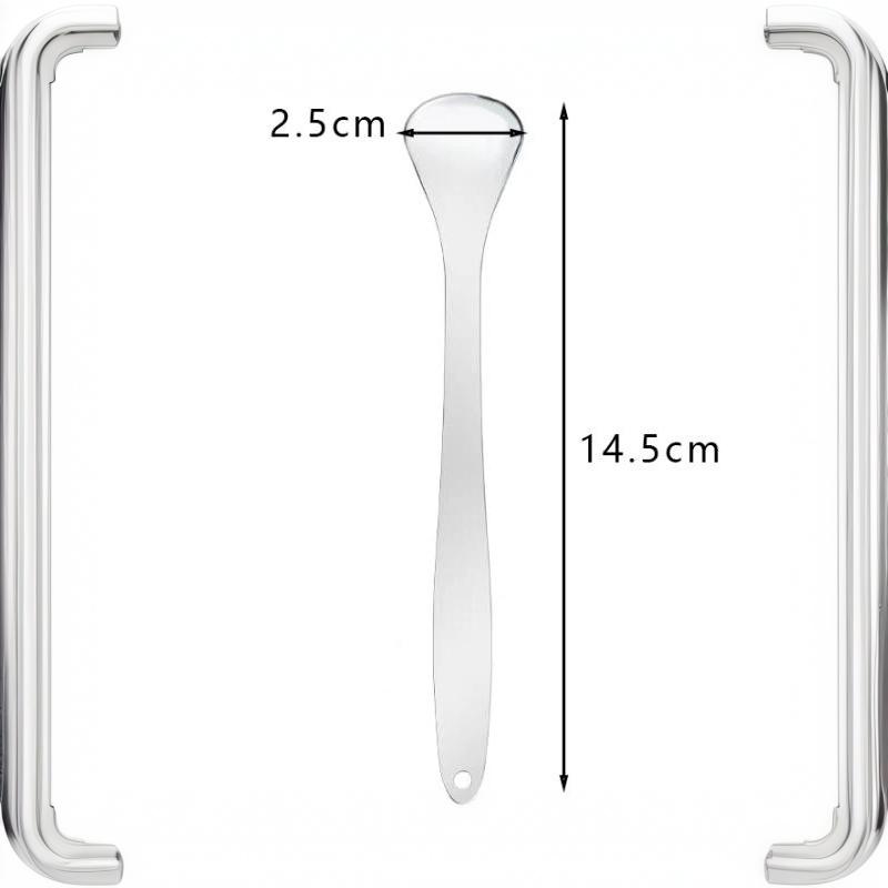 3Pcs Stainless Steel Tongue Scraper Professional Tongue Brush Cleaner For Removing Tongue Coating Oral Care Tool