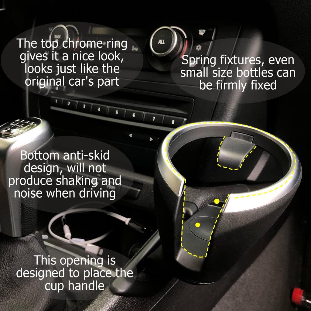BMW E Series Center Console Kit with Cup Holder (51160443082 & 51169144632)
