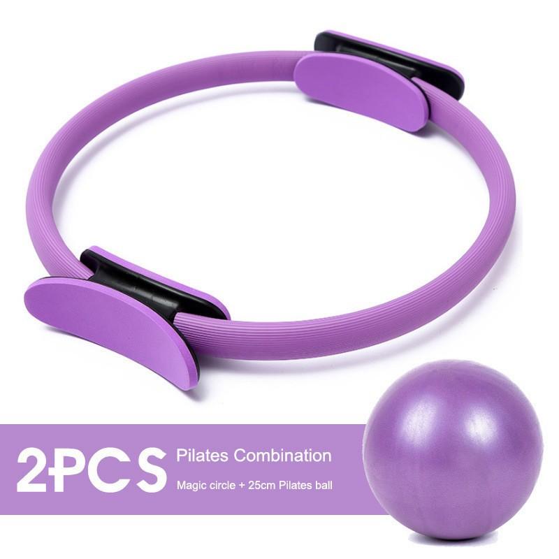 13 Piece Yoga Circle Gym Set, Solid Color PP, Stretching and Core Training Equipment, Fitness Tools for Sculpting and Flexibilit