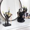 Devil Hand Horror Sculpture Jewelry Storage Gothic Hand Statue Aesthetic Halloween Creative Props Creepy Pose Realistic Muscular
