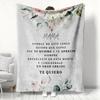 Gift To Abuelita Abuelo Mama Papa Thin Blankets for Anniversary Birthday Father's Day Mother's Day Festival Gift Four Season Use
