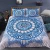 Mandala Flower Duvet Cover Set Bohemian Style Colourful Flowers Comforter Cover King Size For Boys Girls Polyester Bedding Se