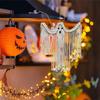 1PC Halloween Decorations Handwoven Wall Hangings Halloween Party Halloween Costumes White Ghost Ghost Decorations