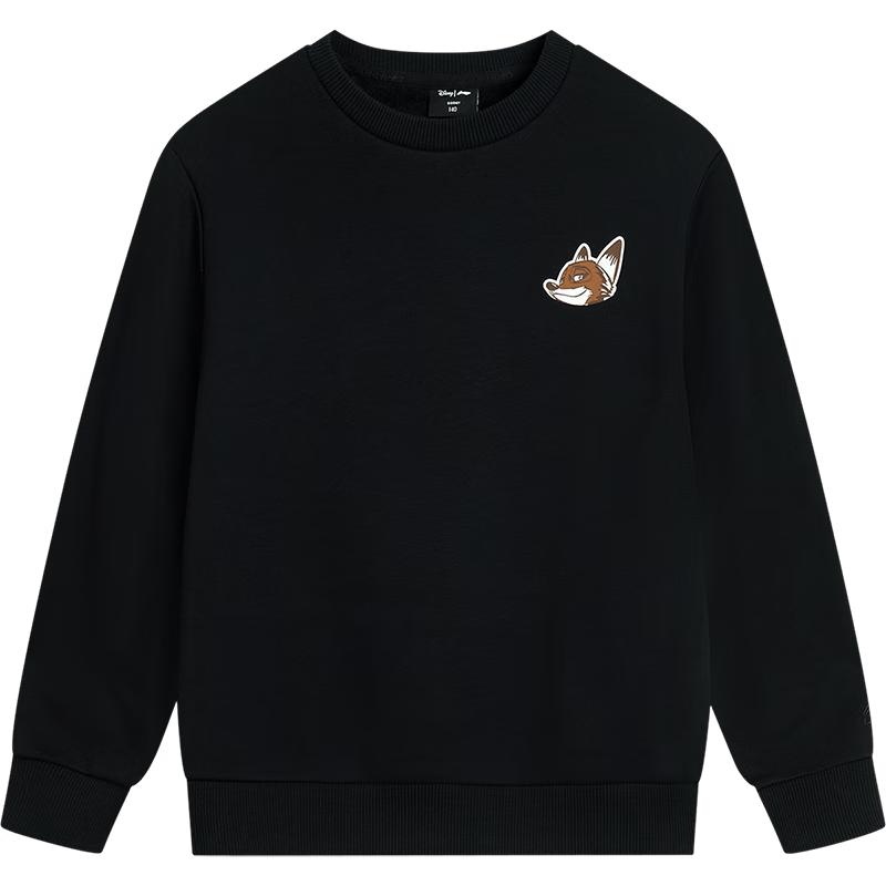 LI-NING Kids Zootopia Collaboration Plush Lined Sweatshirt 160