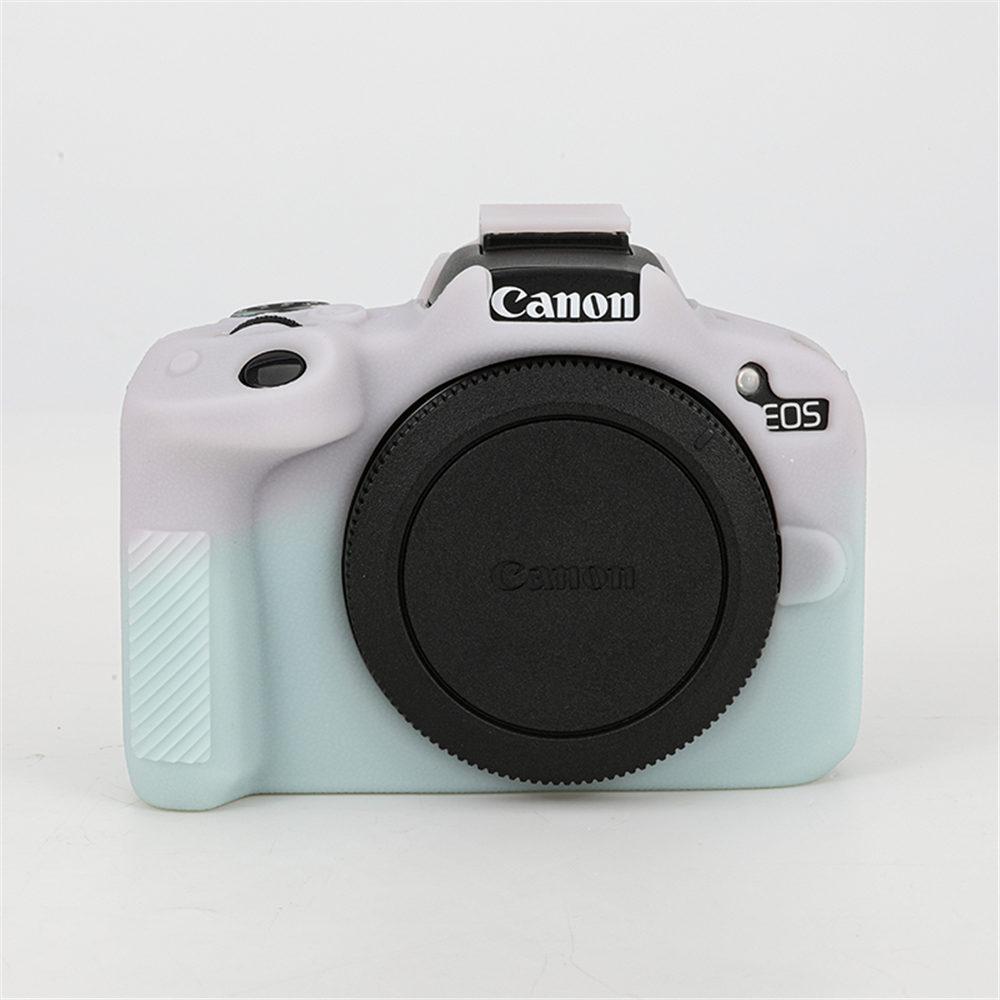 Litchi Pattern R50 Soft Silicone Case Armor Camera Body Cover For Canon EOS R50 EOSR50 Digital Camera Skin