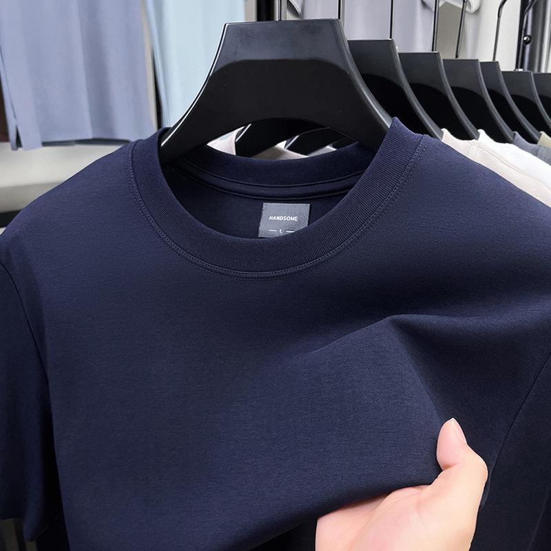 Men's Premium Casual Embroidered Short-Sleeve T-shirt