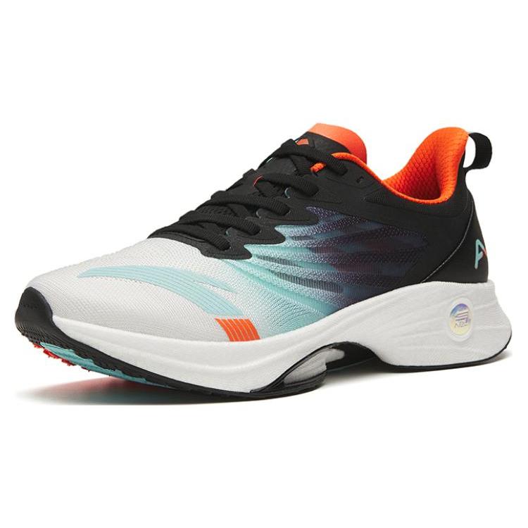 New Anta MACH 3.0 Cushioning Anti Slip And Wear Resistant Low Top Running Shoes Men's White Light Blue 112325583-6