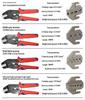 SN58B Electrical Wiring Terminal Crimping Pliers Set for Wire Harness and Connector Inserts