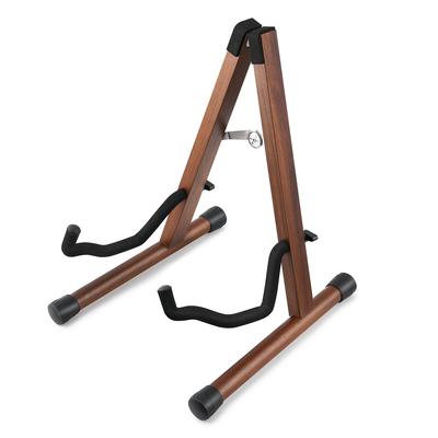 Donner Folding Wooden Guitar Easy Compatible with Acoustic and Banjo DS-3 A-Type Stand, Installation, Stable, Guitar, Bass,