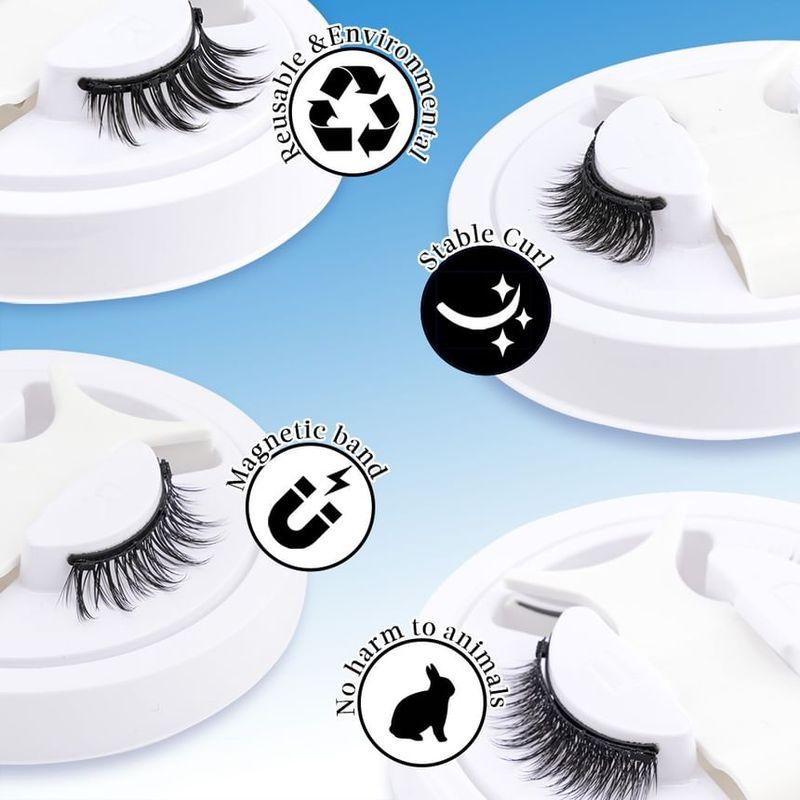 Lashie - Natural Magnetic False Eyelashes (Various Designs)