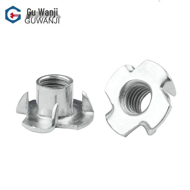 GUWANJI Four-Prong Furniture Nuts