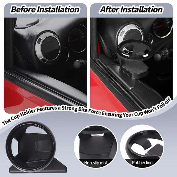 Jeep Wrangler JK (2011-2017) Left Front Door Water Cup Holder