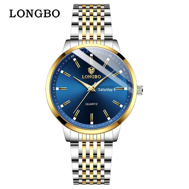 Longbo Men s Quartz Waterproof Casual Couple Watch