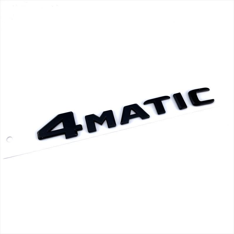 Mercedes 4MATIC Decal: Four-Wheel Drive Emblem for Side/Rear - Fits New & Old Models