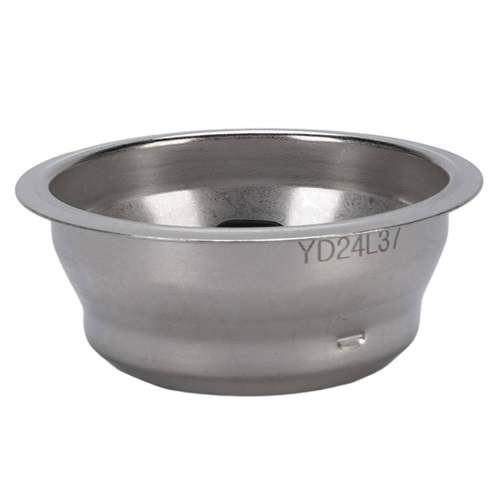 51MM Portafilter Basket Stainless Steel Portafilter Filter Basket with Silicone Washer for EC860