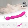 Magic AV Wand Dildo G Spot Vibrator för kvinnor Vagina Massager Klitoris Stimulator Kvinnlig Masturbator Mjuk Silikon Vuxna Sexleksak för par