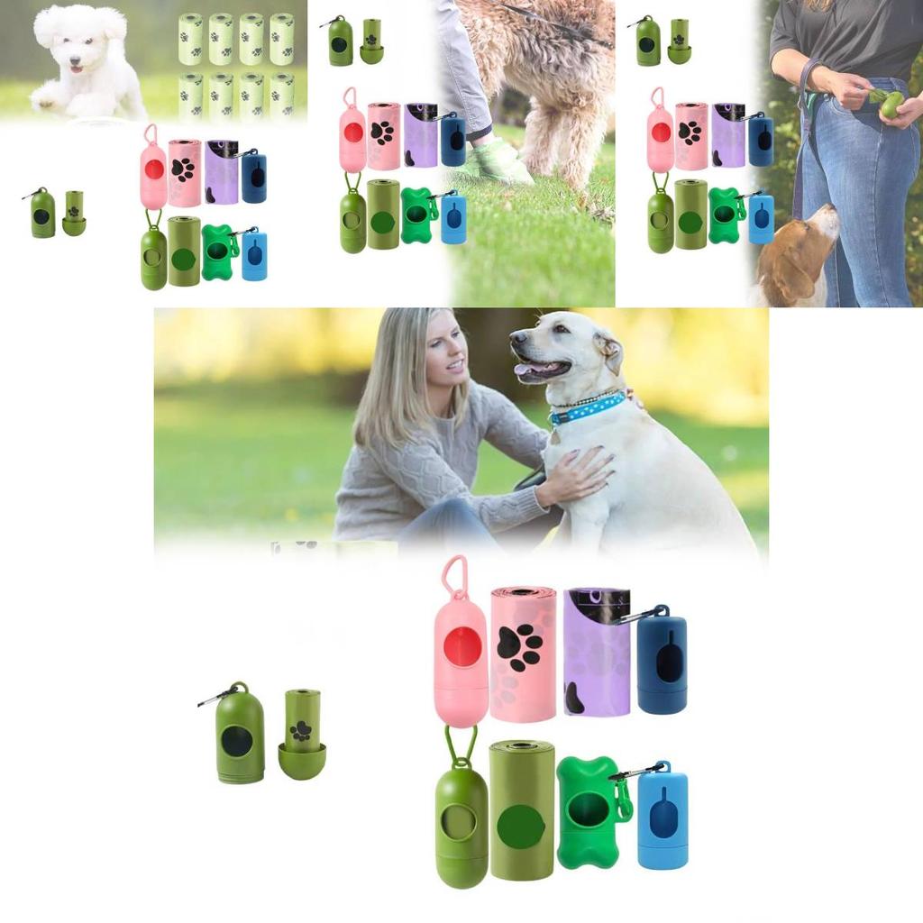 Eco-friendly Thickened Biodegradable Pet Waste Bags For Dogs And Cats In Assorted Colors