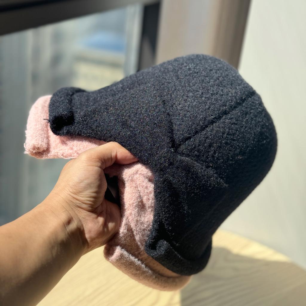 New Korean Style Slit Bow Fisherman Hat for Women Autumn and Winter Warm Basin Hat Fashionable and Versatile Ponytail Hat