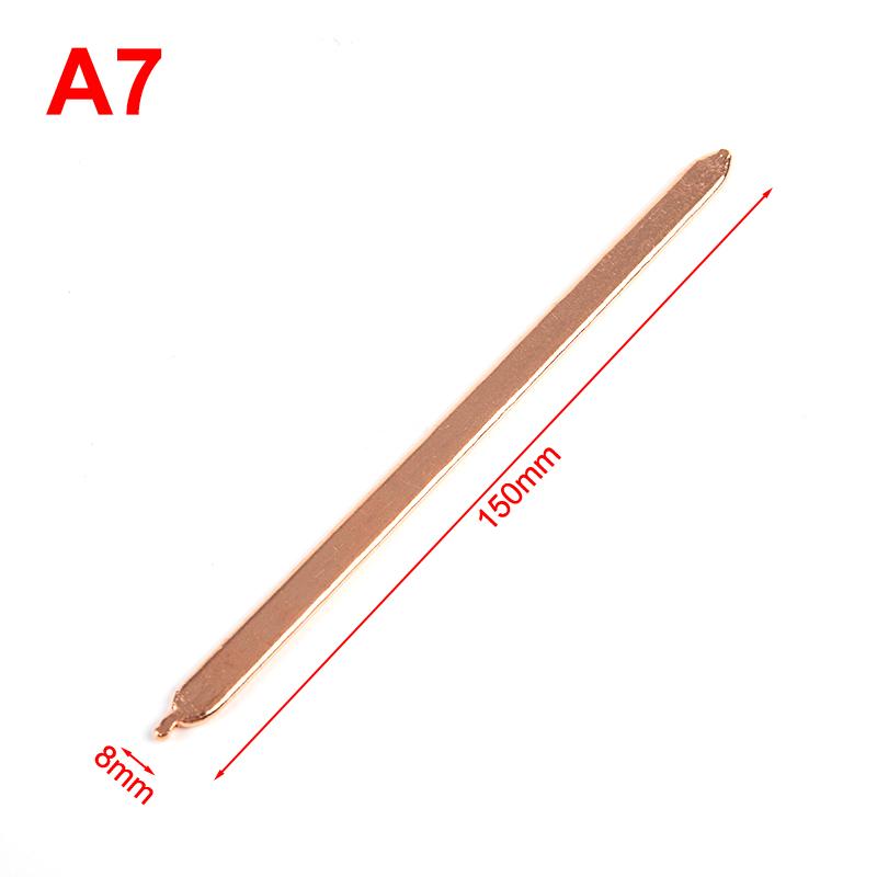 Copper Tube Diy Computer Laptop Cooling Notebook Heat Pipe Flat Tube 60Mm-150Mm