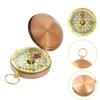 Brass Material Outdoor Compass Copper Camping Compass Portable Portable Pocket Compass  Navigation
