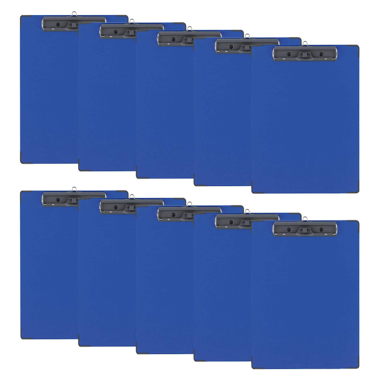 

KOKUYO File Clipboard Note Clip B Cross Paste A4 Short Edge Binding Blue 10 Piece Set Yoha-C28BX10