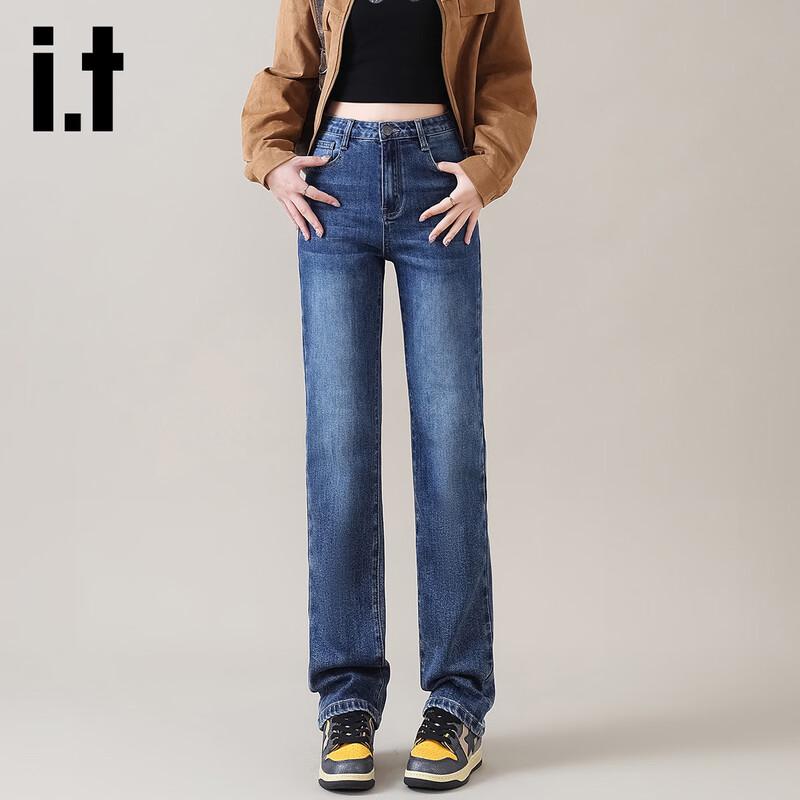 

Izzue It Women s Slim Straight High-Rise Jeans S