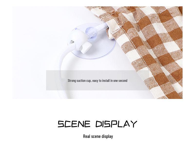 Little Bear Cartoon Cotton Car Sun Shade Curtain: Universal Heat Insulation and Sun Protection for Summer