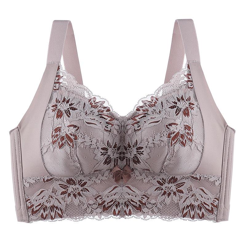 Adjustable Lingerie for Women Anti Sagging Side Cinched Accessory Bra Thin Without Steel Ring Bra