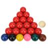 22Pcs 52.2mm 2.1in Snooker Billiard Pool Table Balls Set Resin Lime Powder Pigment