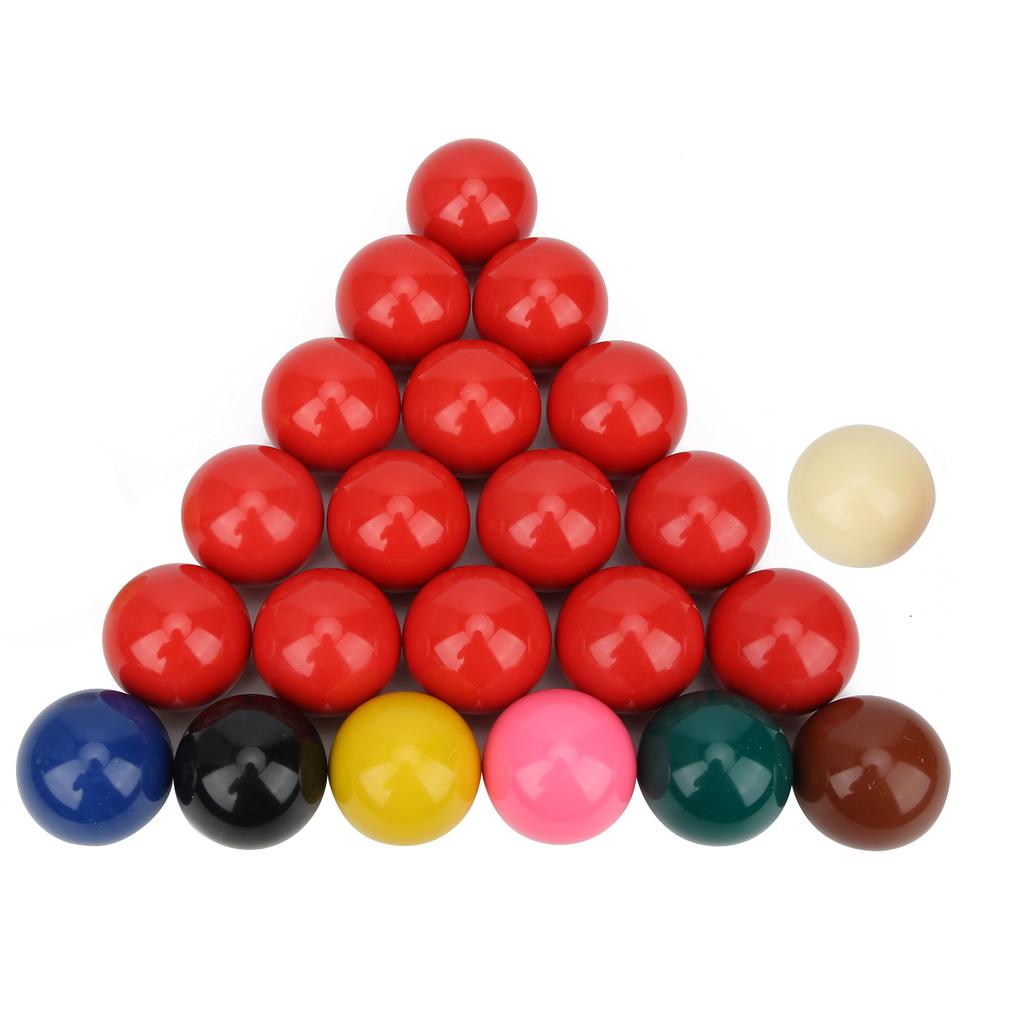 22 Stück 52,2 mm 2,1 Zoll Snooker Billard Pooltisch Kugelsatz Harz Kalkpulver Pigment