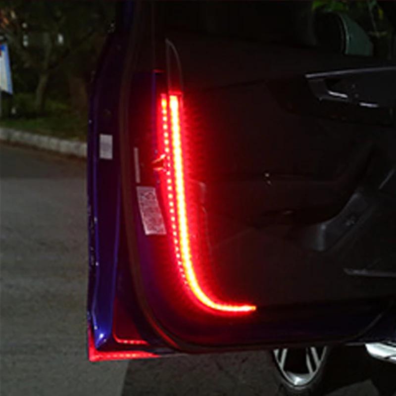 1/2/4pc Car door warning light, phantom color light, always on when opening the door, car anti rear end collision flashing light