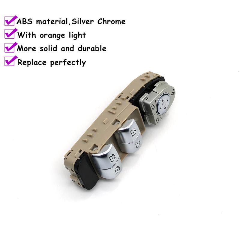 W238 Car Front Left Electric Power Master Window Regulator Switch For Mercedes BENZ E Class Coupe E200 E220 E300 E350 E400 E260