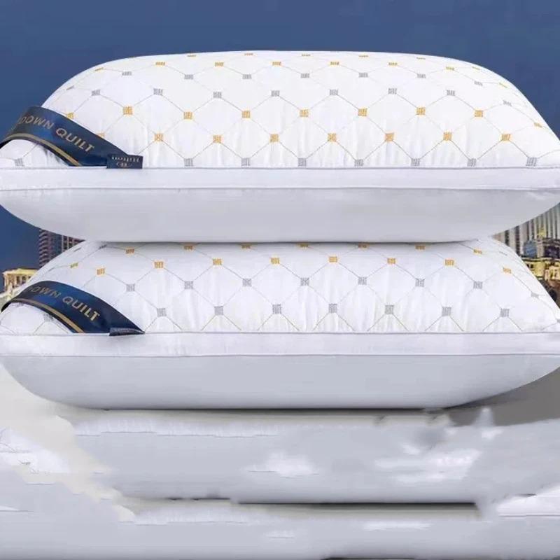 

Non-collapse Hotel Pillows for Cervical Spine Protection and Sleep Aid Non-deformationHome Use Dormitory Single Pillow Core 48x74cm